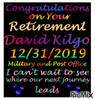 David Retirement - Gratis animeret GIF