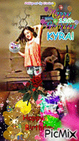 HAPPY 12TH BIRTHDAY KYRA - GIF animado gratis