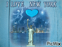 NEW YORK анимированный гифка