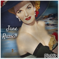 Jane Russell,Art Animiertes GIF