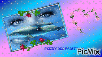 delfiny - GIF animado grátis