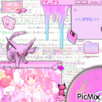 Pink Webcore κινούμενο GIF