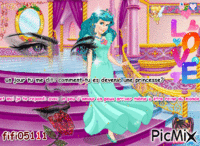 princesse - GIF animate gratis
