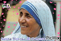 santa madre teresa - GIF animado grátis