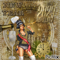 Happy New Year to all my Friends - Бесплатни анимирани ГИФ