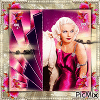 Jean Harlow, actrice américaine 动画 GIF
