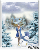 magie de l'hiver - 無料のアニメーション GIF