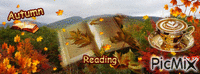Autumn Reading - GIF animé gratuit