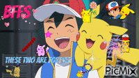 Ash and pikachu :) GIF animé