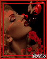 Noir et rouge - Bezmaksas animēts GIF