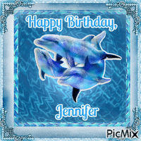 Happy Birthday, Jennifer Animiertes GIF