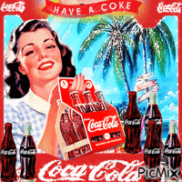 Have a Coca-Cola анимиран GIF
