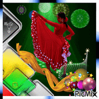 flamenco animált GIF