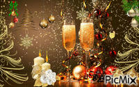 Champagne - Ingyenes animált GIF