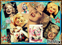Marilyn scintillante GIF animata