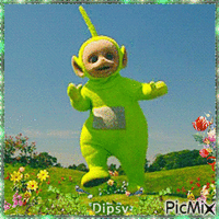 Dipsy au printemps - Free animated GIF