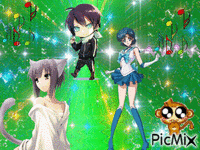 Anime Party GIF animata