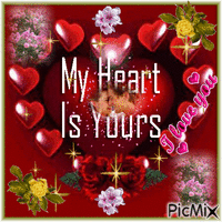 My heart is yours - Безплатен анимиран GIF