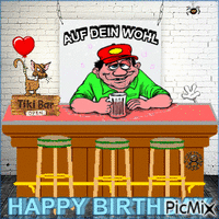 Happy Birthday animovaný GIF