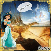 Aladins-Lampe - GIF animasi gratis