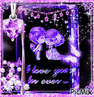 I love you for ever geanimeerde GIF