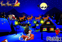 Christmas action GIF animasi