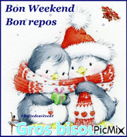 Bon Weekend - Бесплатный анимированный гифка