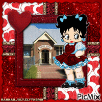 ♥Betty Boop Goes to School♥ анимирани ГИФ