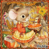 Thanksgiving Day to all - GIF animé gratuit
