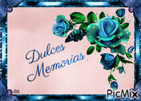 Rosas azules animēts GIF
