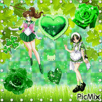 Green spring ✨ ⚡️ 🥬 アニメーションGIF