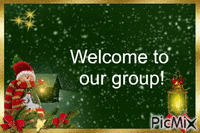 Welcome to our Group - Zdarma animovaný GIF