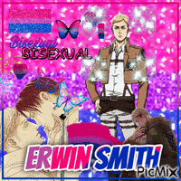 Bisexual Erwin Smith animuotas GIF
