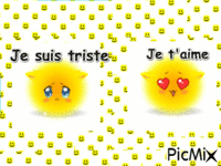 les 2 émotions des smileys Animated GIF