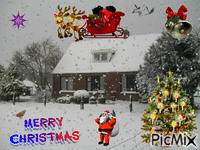 Merry Christmes. - Безплатен анимиран GIF