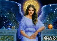 Blue Angel - Bezmaksas animēts GIF