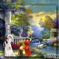 Jardim do palácio Animated GIF