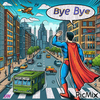 bye bye - GIF animate gratis