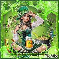 Happy St.Patrick's day! анимирани ГИФ
