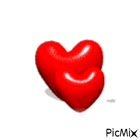 Le cœur rouge - Безплатен анимиран GIF