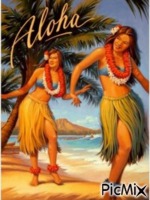 aloha tahiti - Ücretsiz animasyonlu GIF