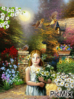 In The Beautiful Garden Animiertes GIF
