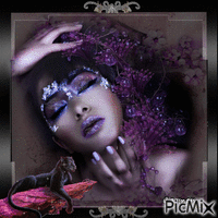 Noir et violet - Gratis animerad GIF
