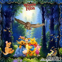 Winnie & Friends animovaný GIF