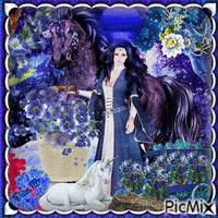 The Gorgeous Stallion and her Lady GIF animé