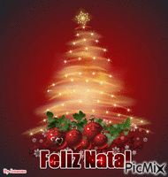 Feliz Natal - GIF animasi gratis