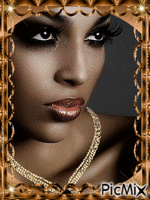 Beautiful Black Woman! - GIF animé gratuit