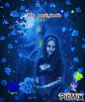 ma petite passion les rose bleu ♥ - Ingyenes animált GIF
