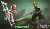 samourai - GIF animé gratuit