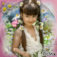 Sweet little girl - Darmowy animowany GIF